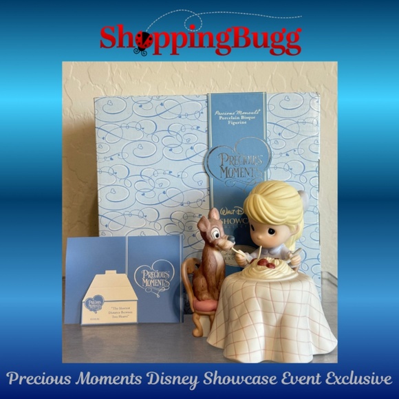 Precious Moments Disney Event Exclusive The Shortest Distance Between Two Hearts - Picture 1 of 15